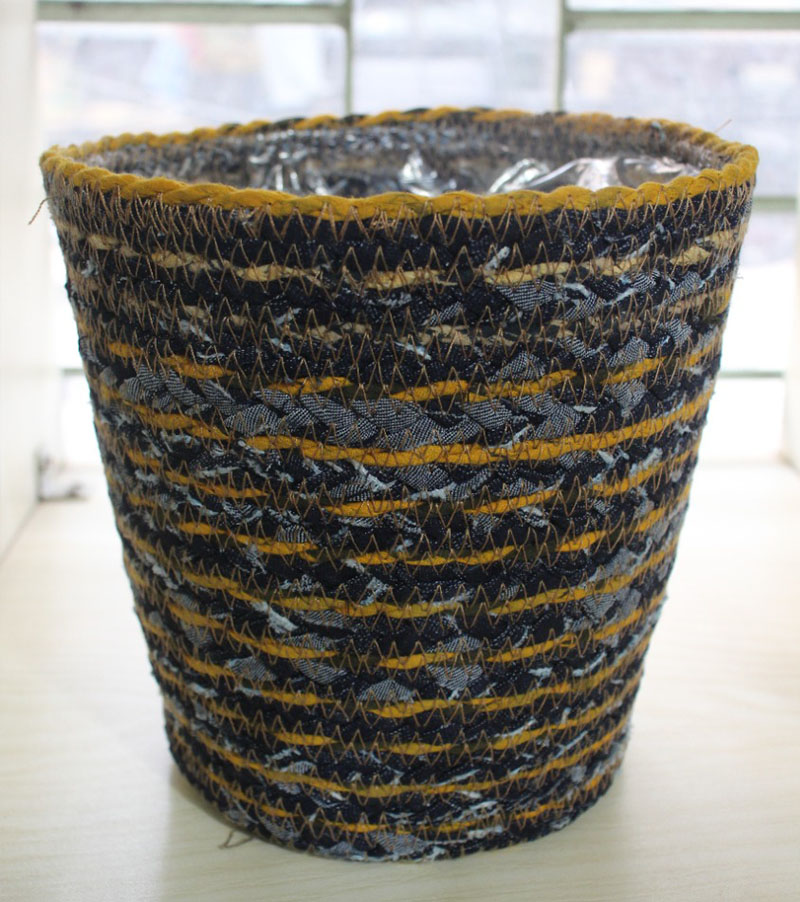 Denim, Jute made planter